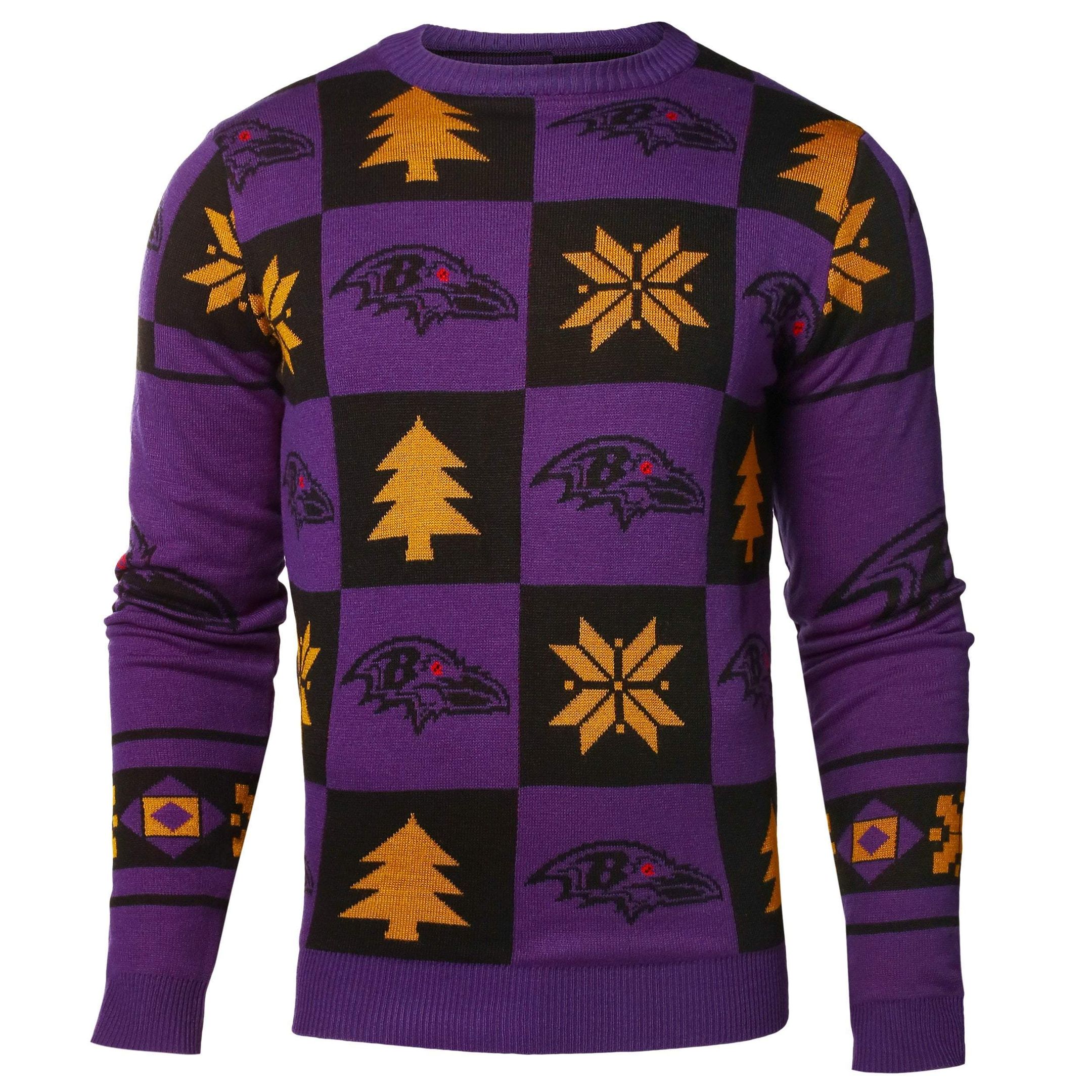 Baltimore Raven American football Christmas Ugly Sweater- Best Christmas Gifts 2023