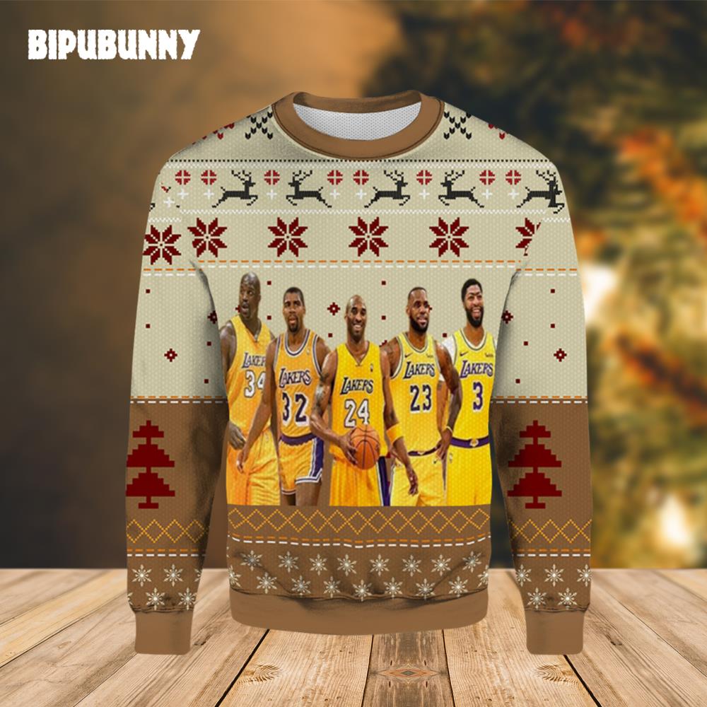 Basketball Los Angeles Lakers Ugly Christmas- Best Christmas Gifts 2023