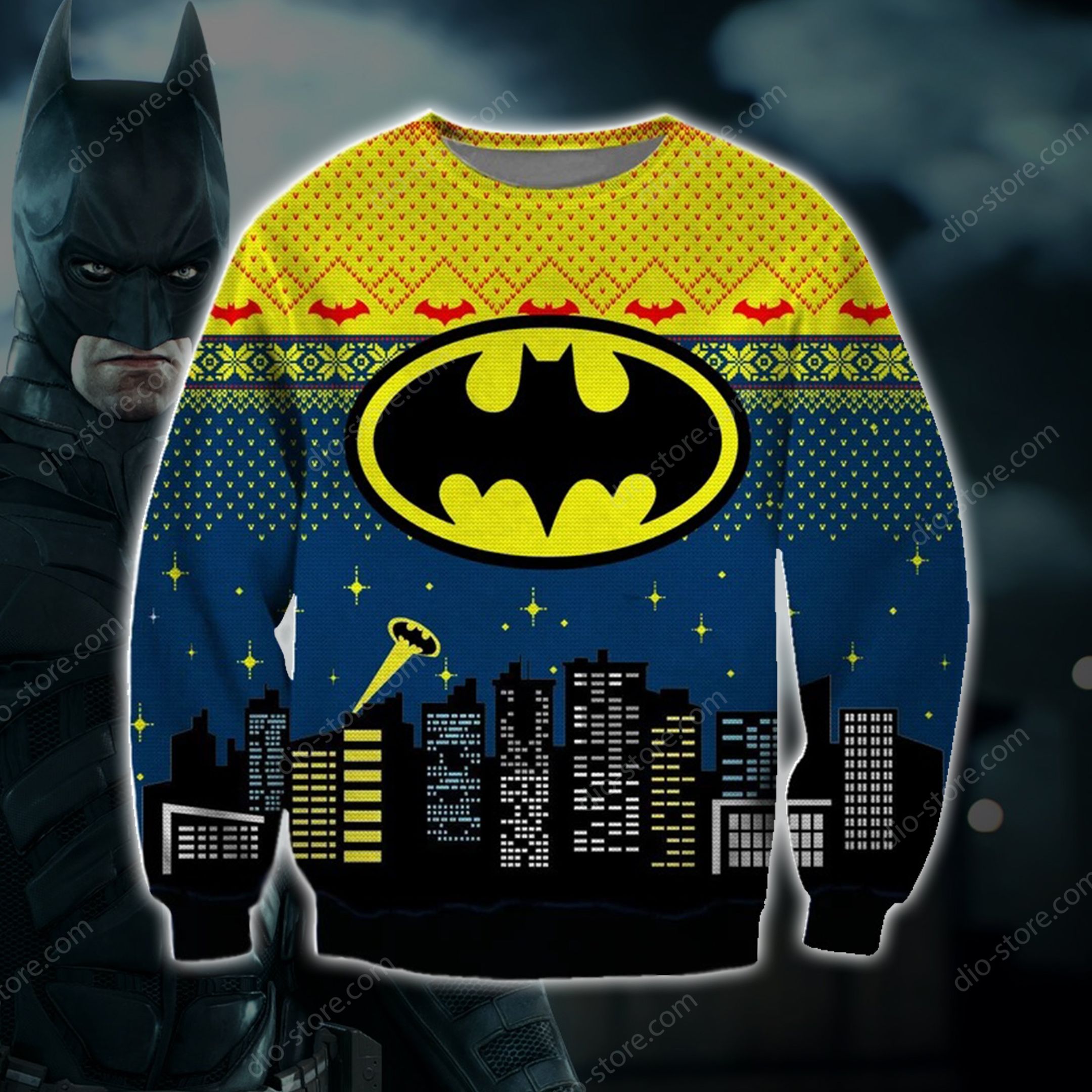 Batman Christmas Ugly Sweater- Best Christmas Gifts 2023