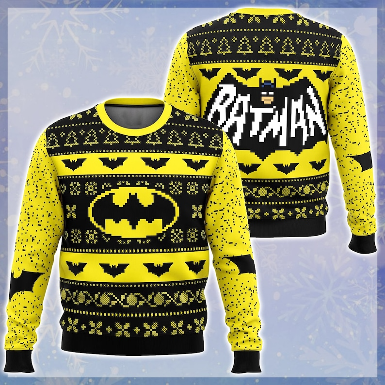 Batman’s Ugly Christmas Sweater