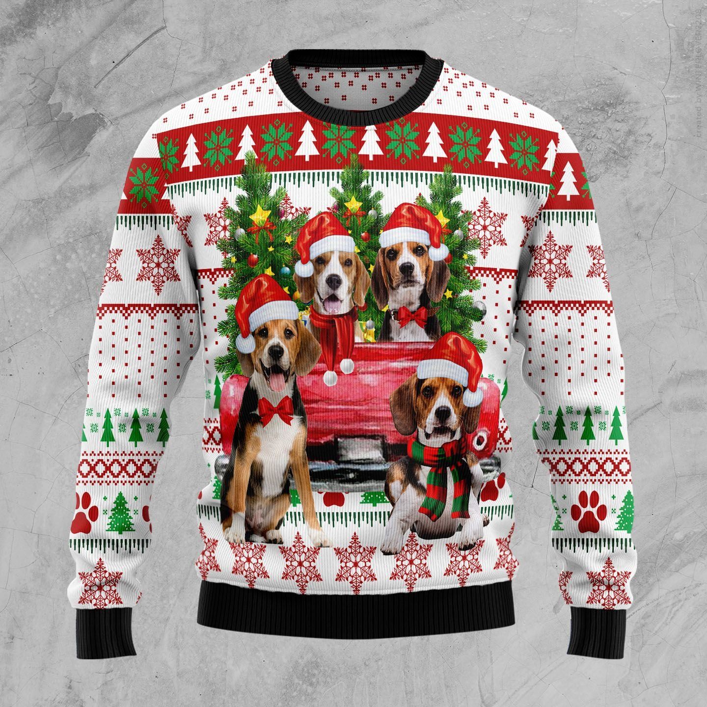 Beagle Dog Gifts Christmas Ugly Sweater- Best Christmas Gifts 2023