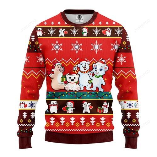 Bears Santa Christmas Ugly Sweater- Best Christmas Gifts 2023