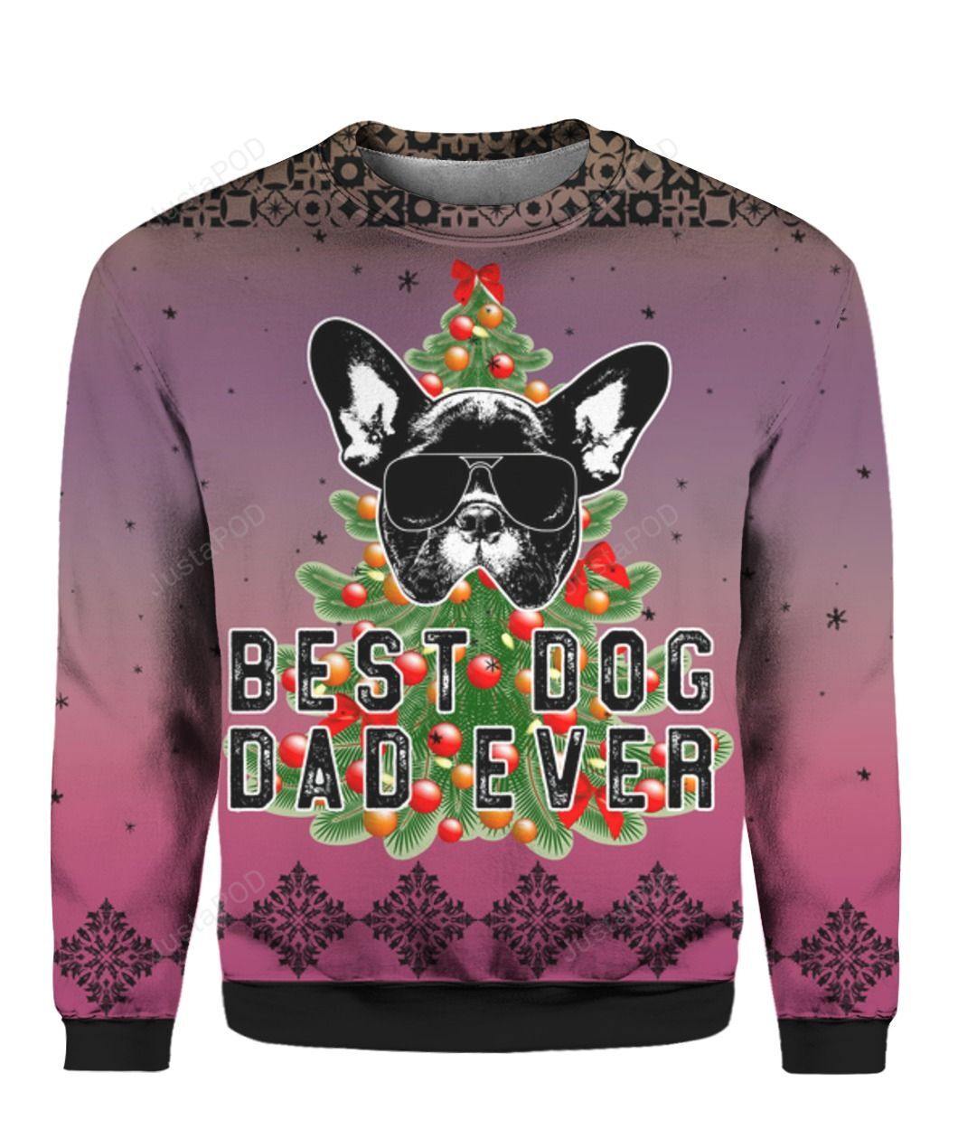 Best Dog Dad Ever Christmas Ugly Sweater- Best Christmas Gifts 2023