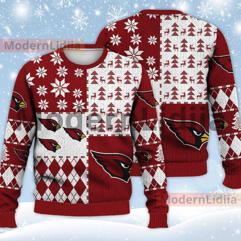 Best Gift 2023 -Arizona Cardinals Ugly Sweater Christmas