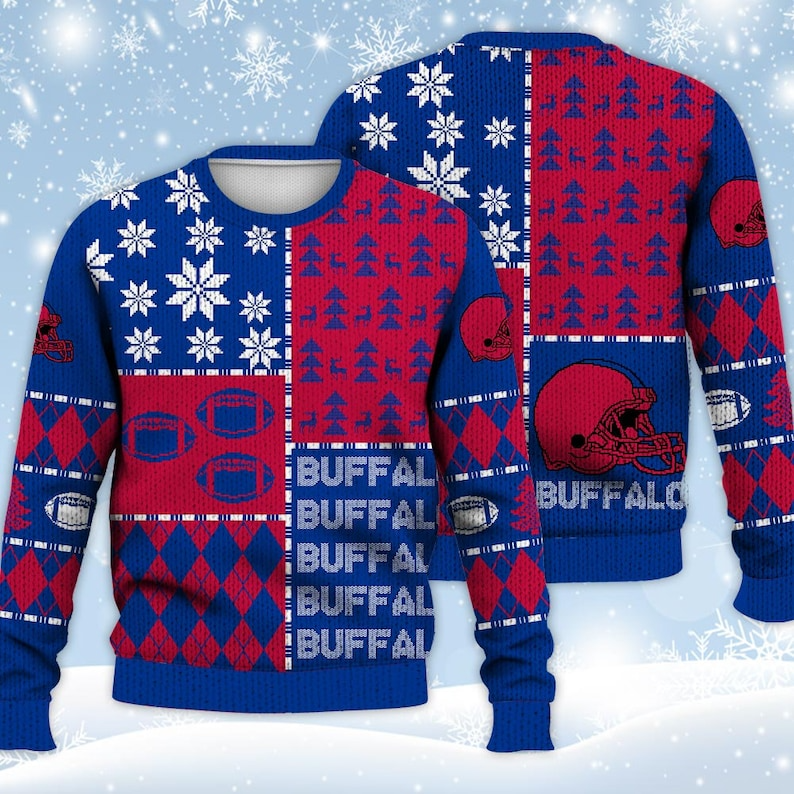 Best Gift 2023 -Buffalo Ugly Sweater Christmas