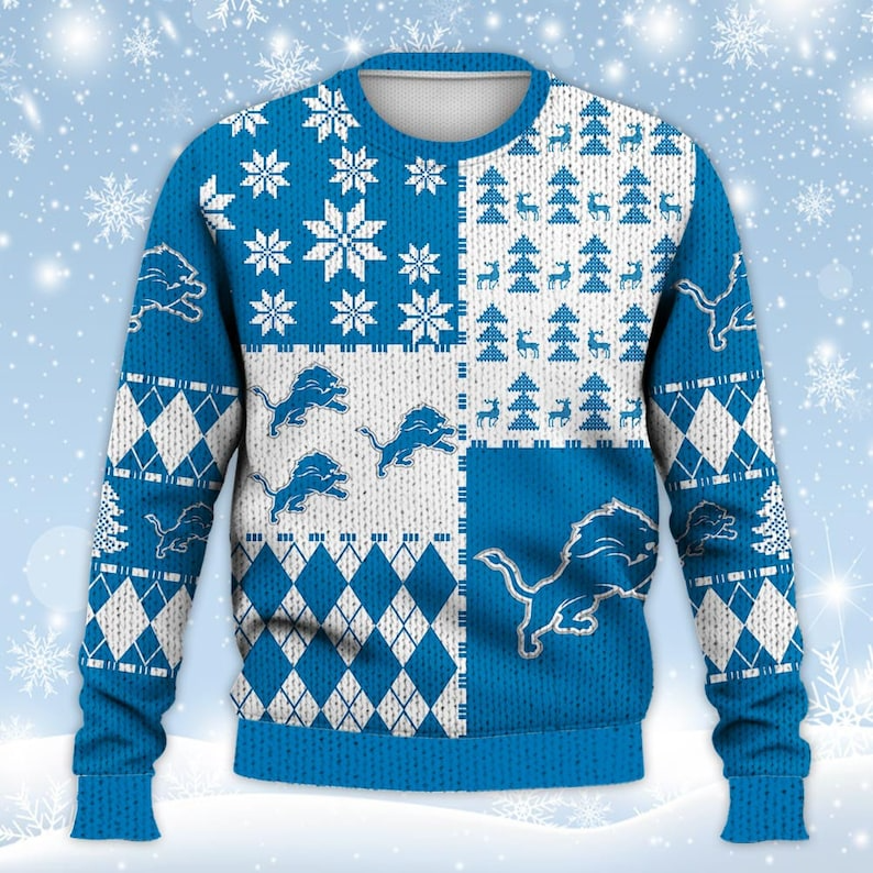 Best Gift 2023 – Detroit Lions Ugly Sweater Christmas