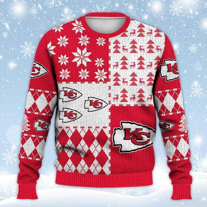 Best Gift 2023 -Kansas City Chiefs Ugly Sweater Christmas