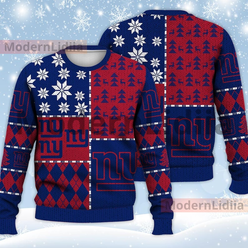 Best Gift 2023 -New York Giants Ugly Sweater Christmas