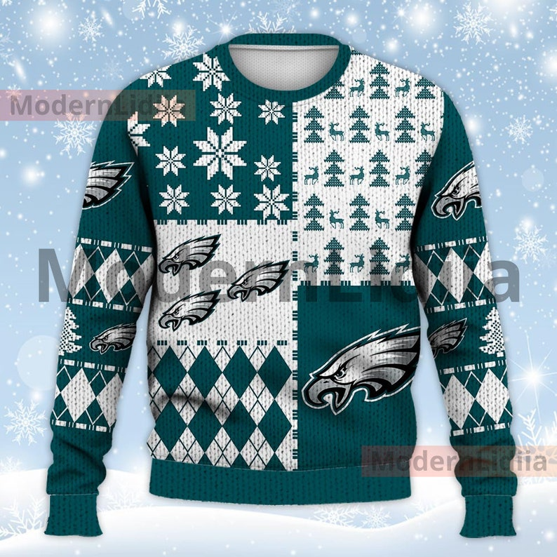 Best Gift 2023 – Philadelphia Eagles Ugly Sweater Christmas