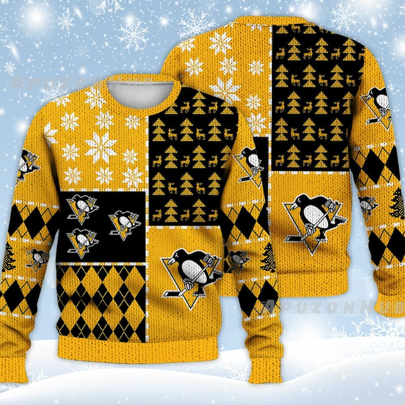 Best Gift 2023 -Pittsburgh Penguins Ugly Sweater Christmas