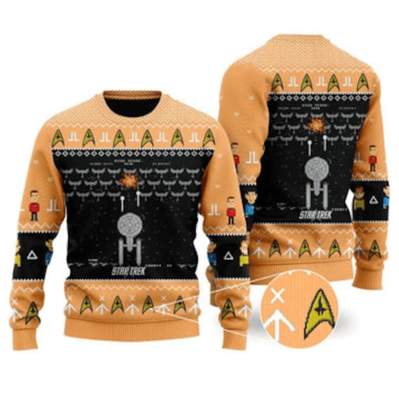 Best Gift 2023 -Star Trek Ugly Christmas Sweater