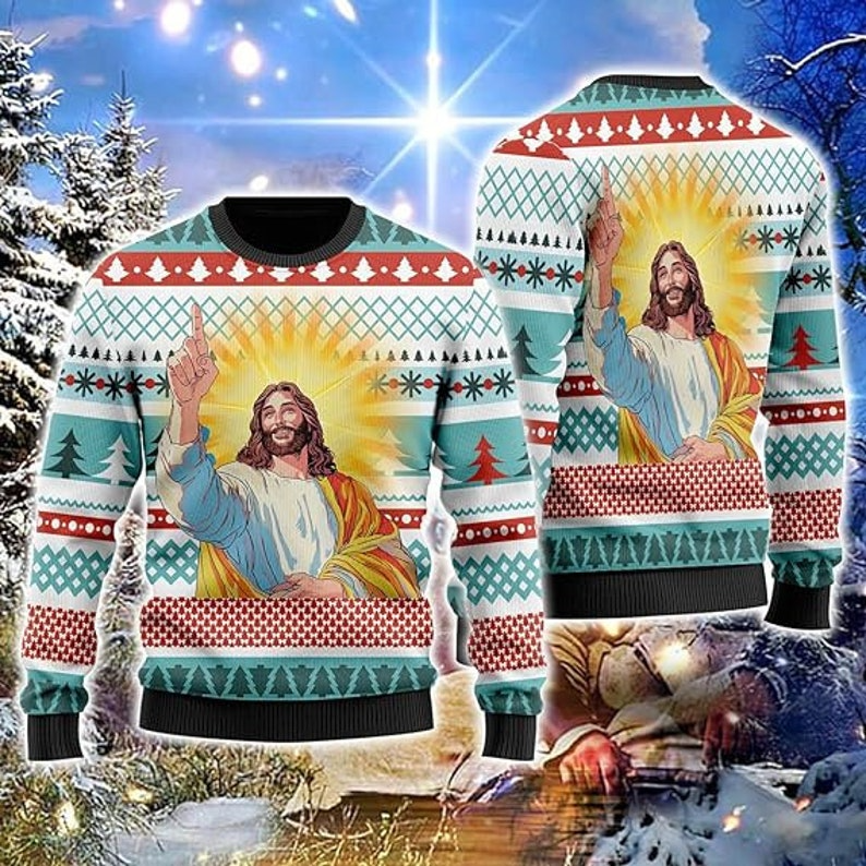 Best Gift 2024 -Jesus Ugly Christmas Sweater