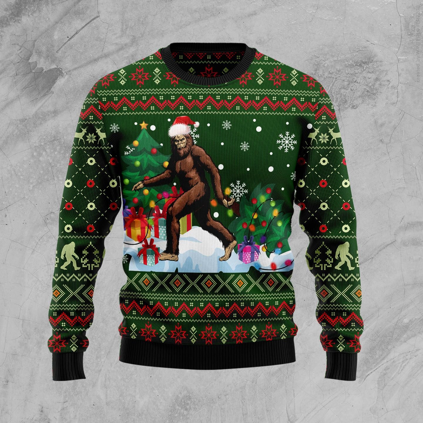 BigFoot Christmas Ugly Sweater- Best Christmas Gifts 2023