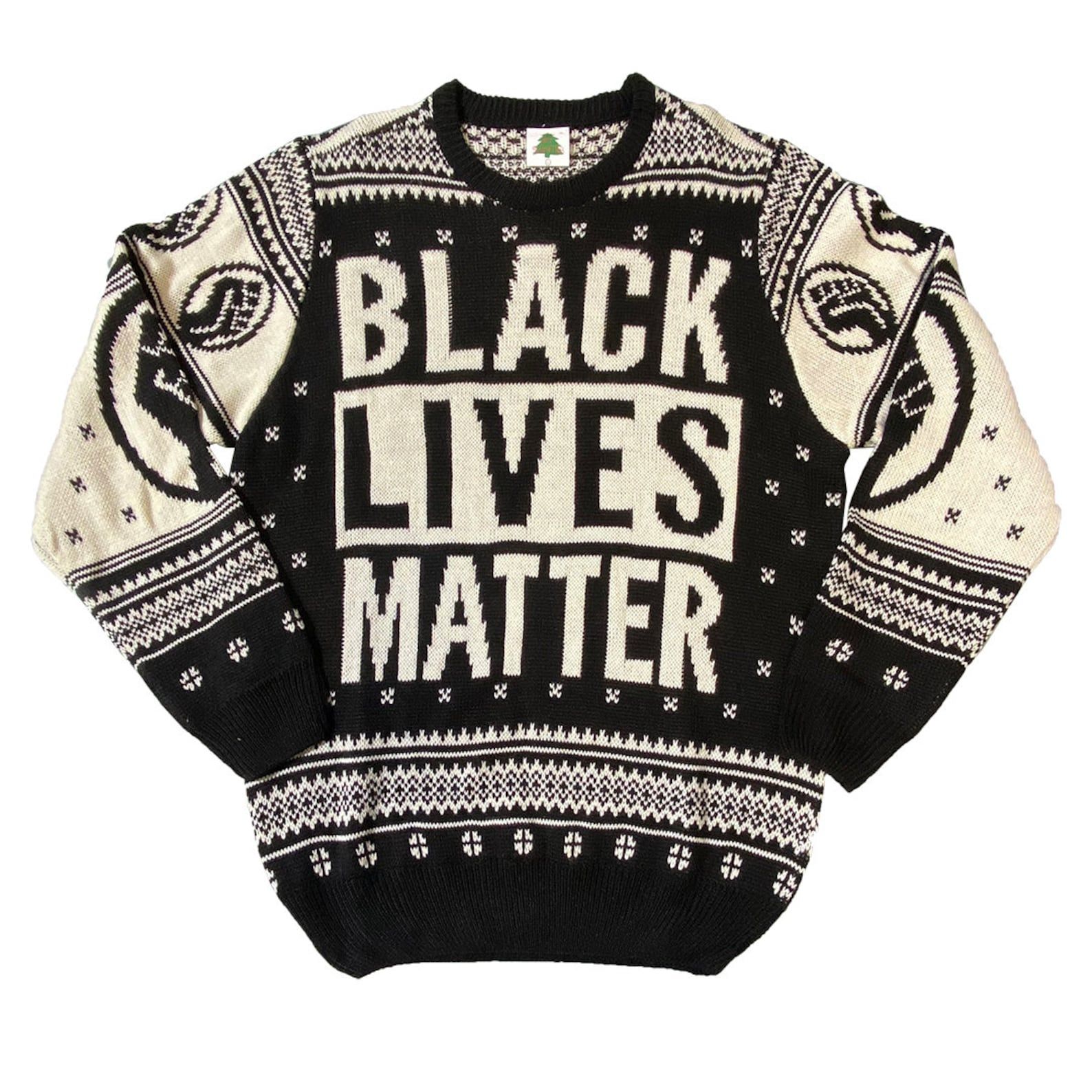 Black Lives Matter Christmas Ugly Sweater- Best Christmas Gifts 2023