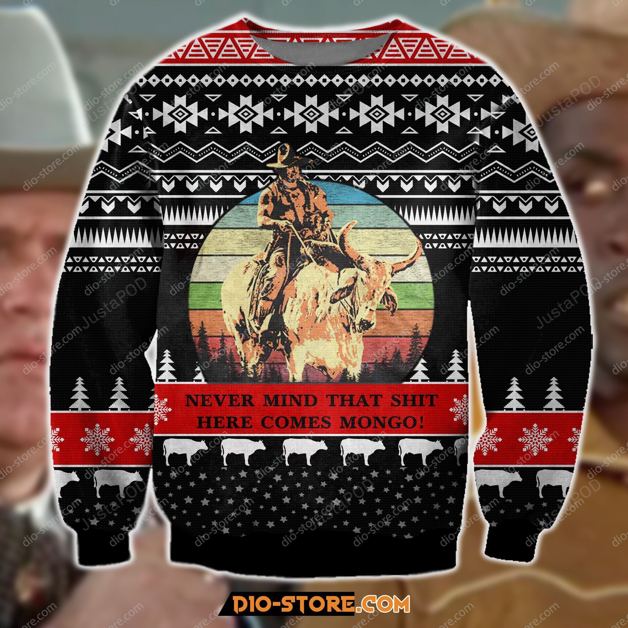 Blazing Saddles Christmas Ugly Sweater- Best Christmas Gifts 2023