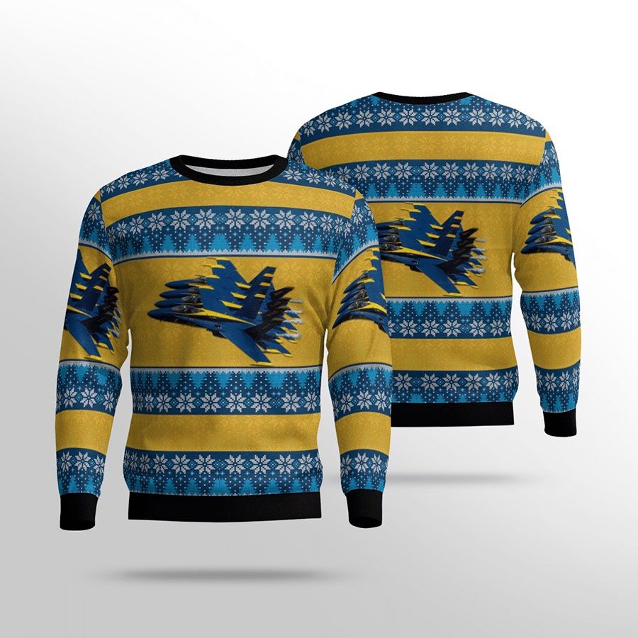 Blue Angels Christmas Ugly Sweater- Best Christmas Gifts 2023