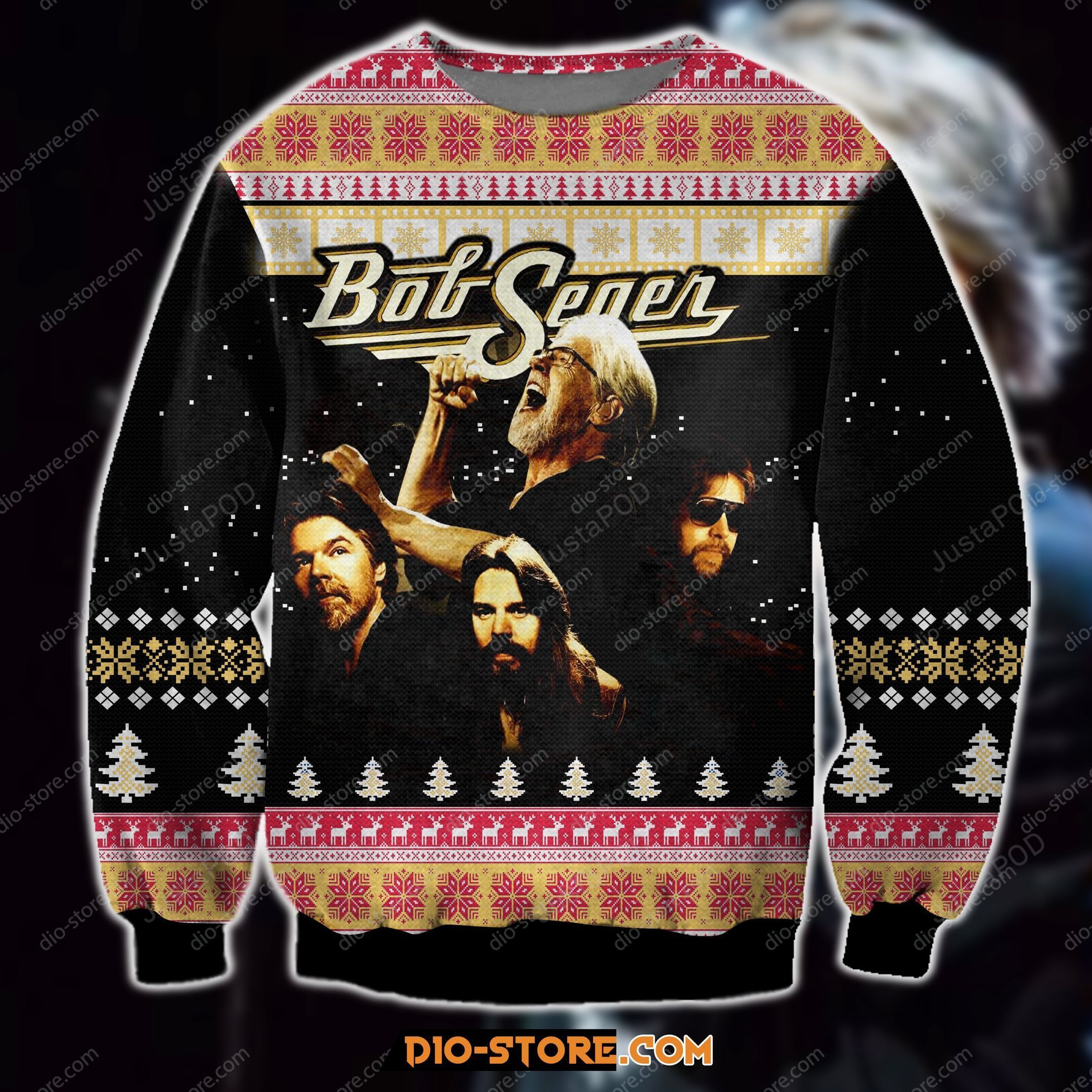 Bob Seger Christmas Ugly Sweater- Best Christmas Gifts 2023