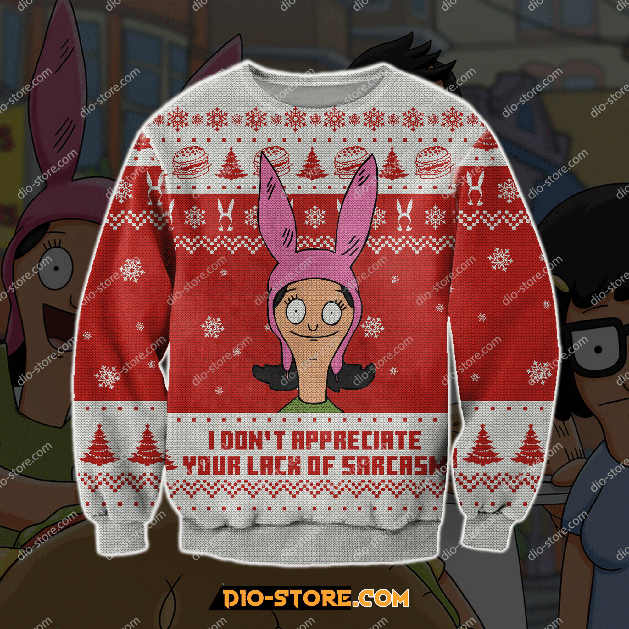 Bobs Burgers Christmas Ugly Sweater- Best Christmas Gifts 2023