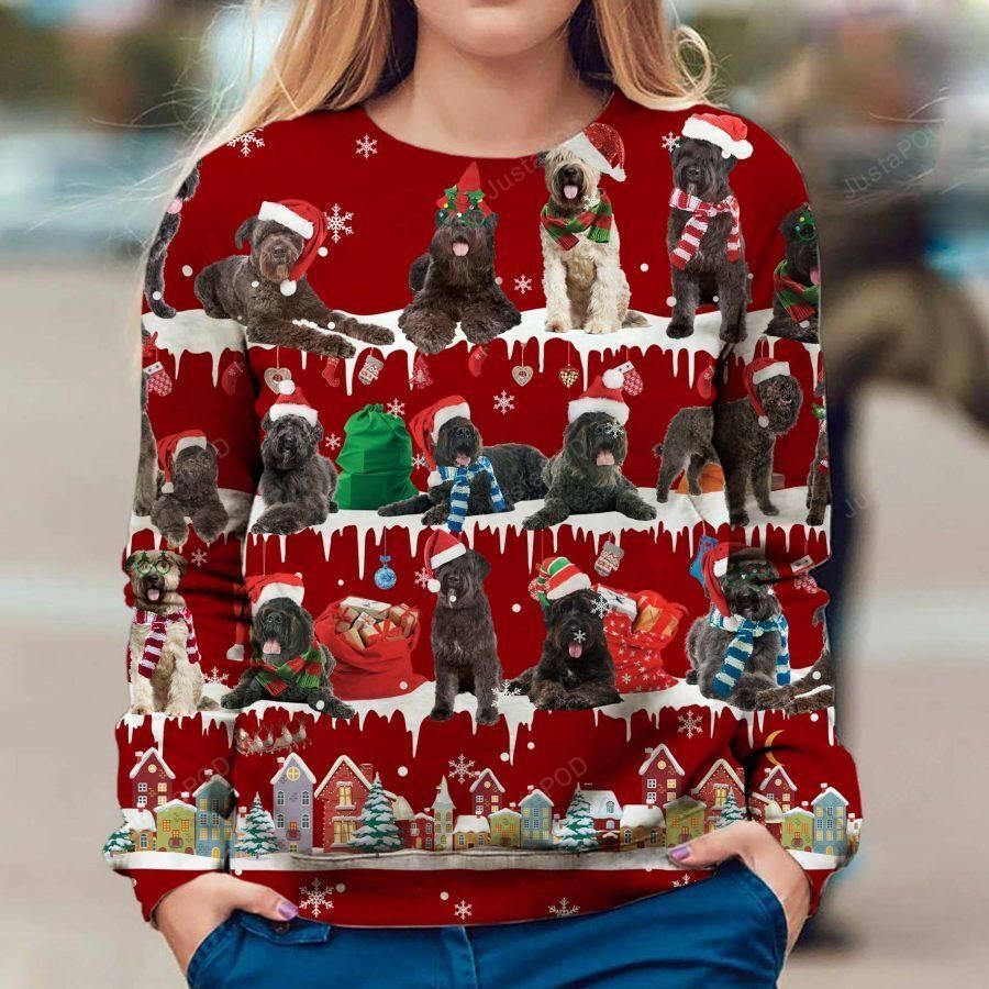 Bouvier Des Flandres Christmas Ugly Sweater- Best Christmas Gifts 2023