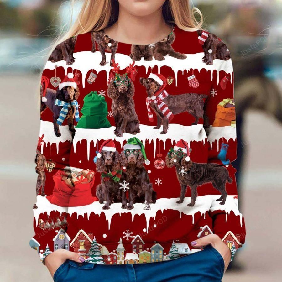 Boykin Spaniel Dog Gifts Christmas Ugly Sweater- Best Christmas Gifts 2023