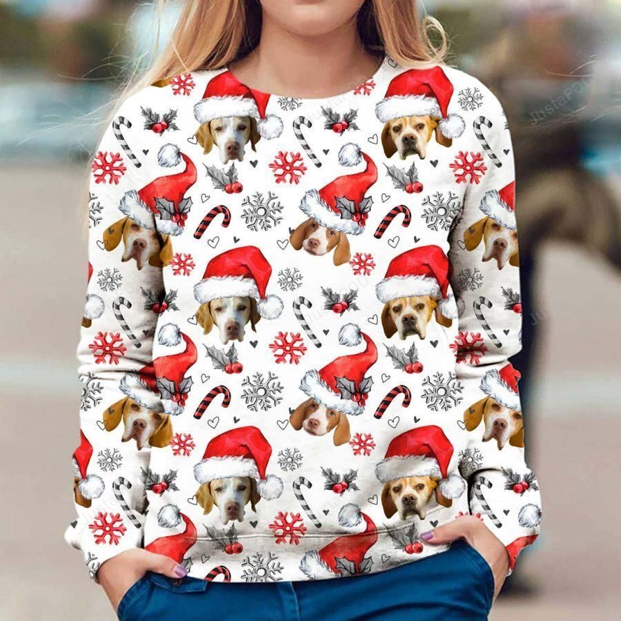 Braque Saint Germain Dog Christmas Ugly Sweater- Best Christmas Gifts 2023