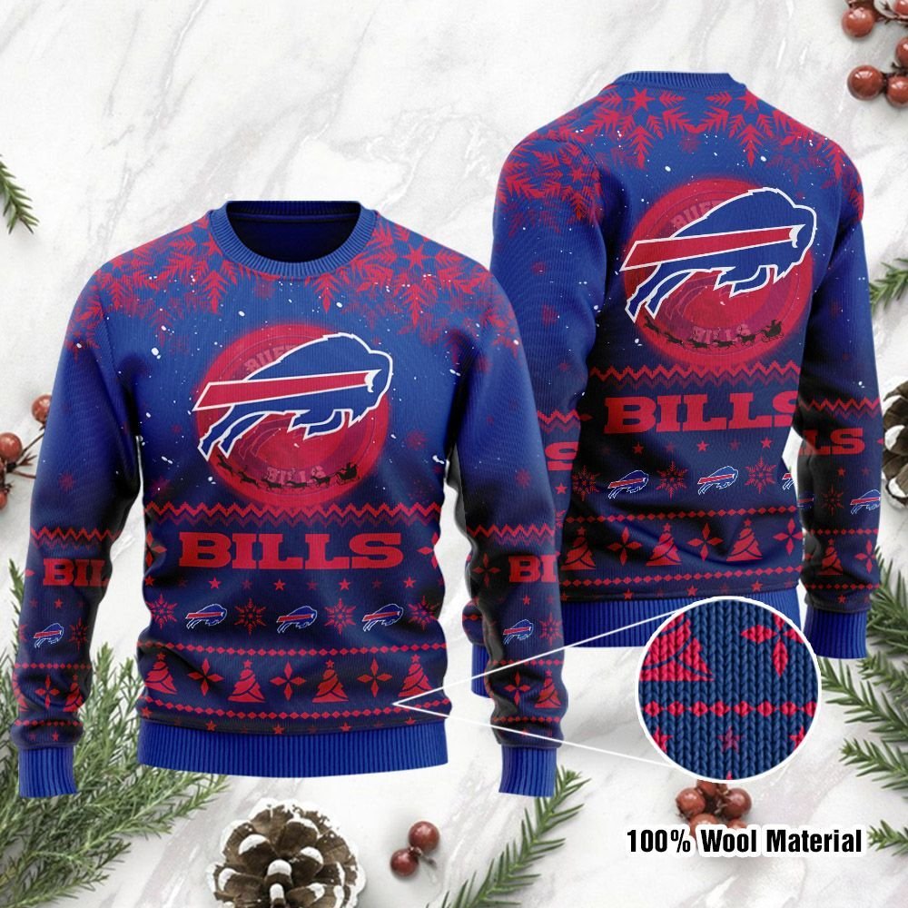 Buffalo Bills American Football Christmas Ugly Sweater- Best Christmas Gifts 2023