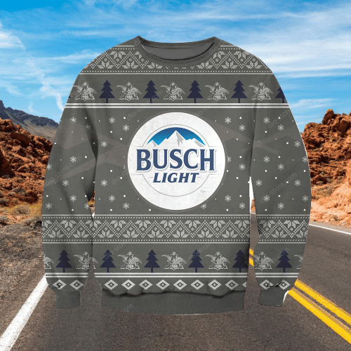 Busch Light Beer Lover Unisex Christmas Ugly Sweater- Best Christmas Gifts 2023