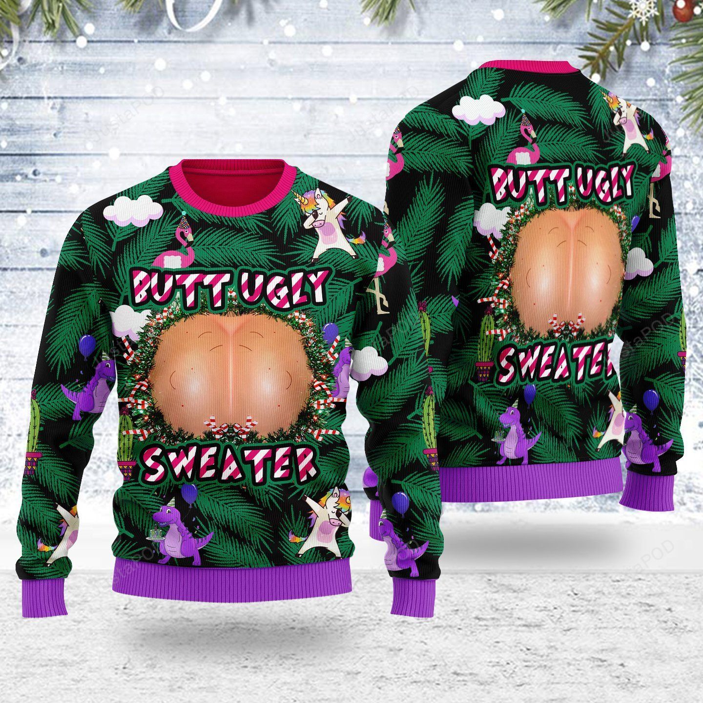 Butt Ugly Christmas  Ugly Sweater- Best Christmas Gifts 2023