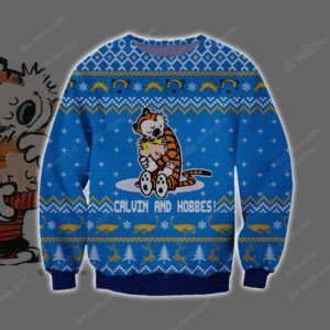 Calvin And Hobbes Christmas Ugly Sweater- Best Christmas Gifts 2023