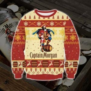 Captain Morgan Ugly Christmas Ugly Sweater- Best Christmas Gifts 2023