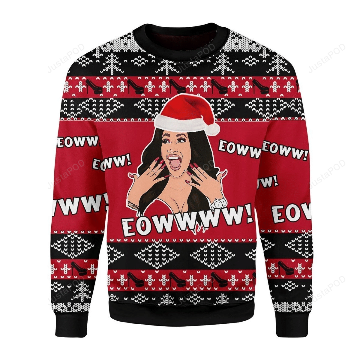 Cardi B Christmas Ugly Sweater- Best Christmas Gifts 2023