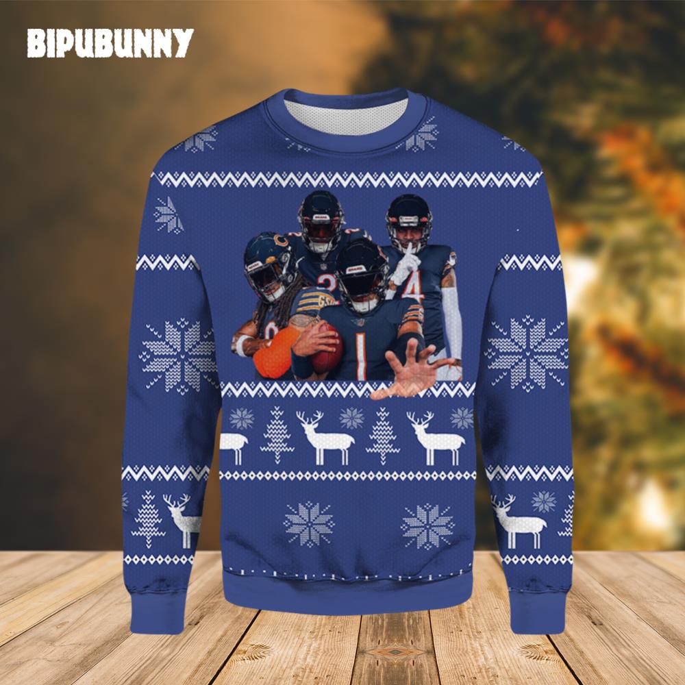 Chicago Bears 2023 Captain Ugly Christmas Sweater- Best Christmas Gifts 2023