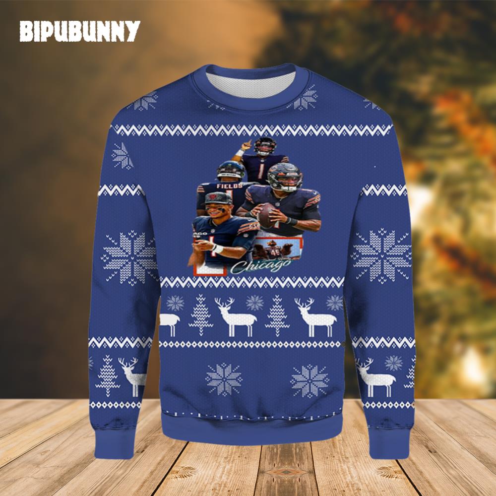 Chicago Bears NFL Foolball Team Ugly Christmas Sweater- Best Christmas Gifts 2023