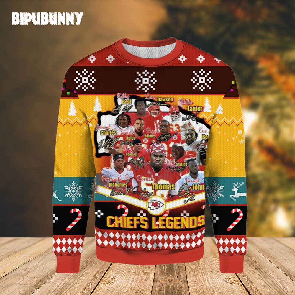 Chiefs Legends Ugly Christmas Sweater- Best Christmas Gifts 2023