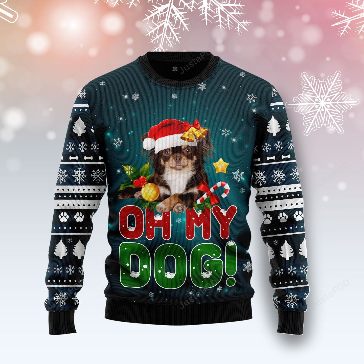 Chihuahua Oh My Dog Christmas Ugly Sweater- Best Christmas Gifts 2023