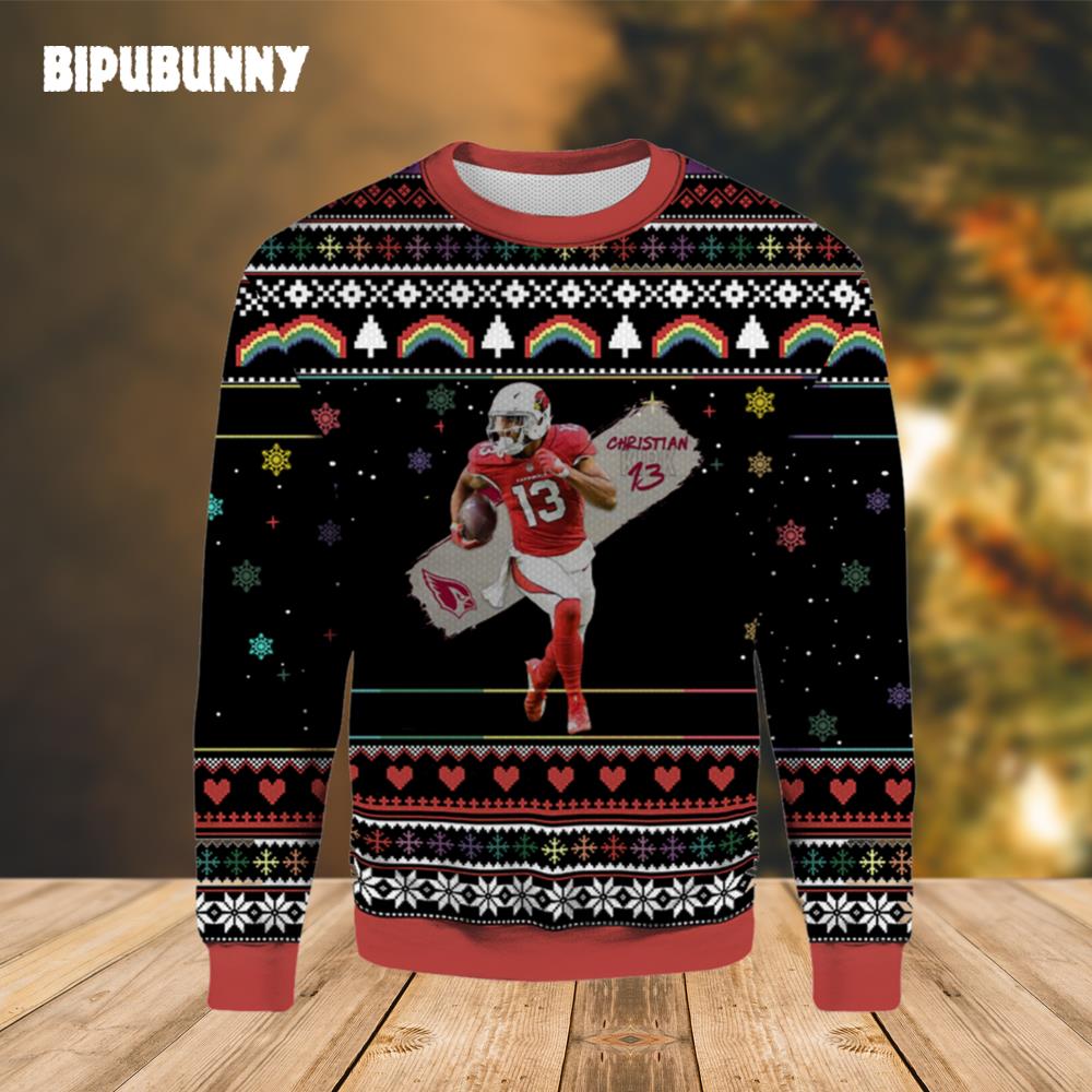 Christian Kirk Arizona Cardinals Ugly Sweater