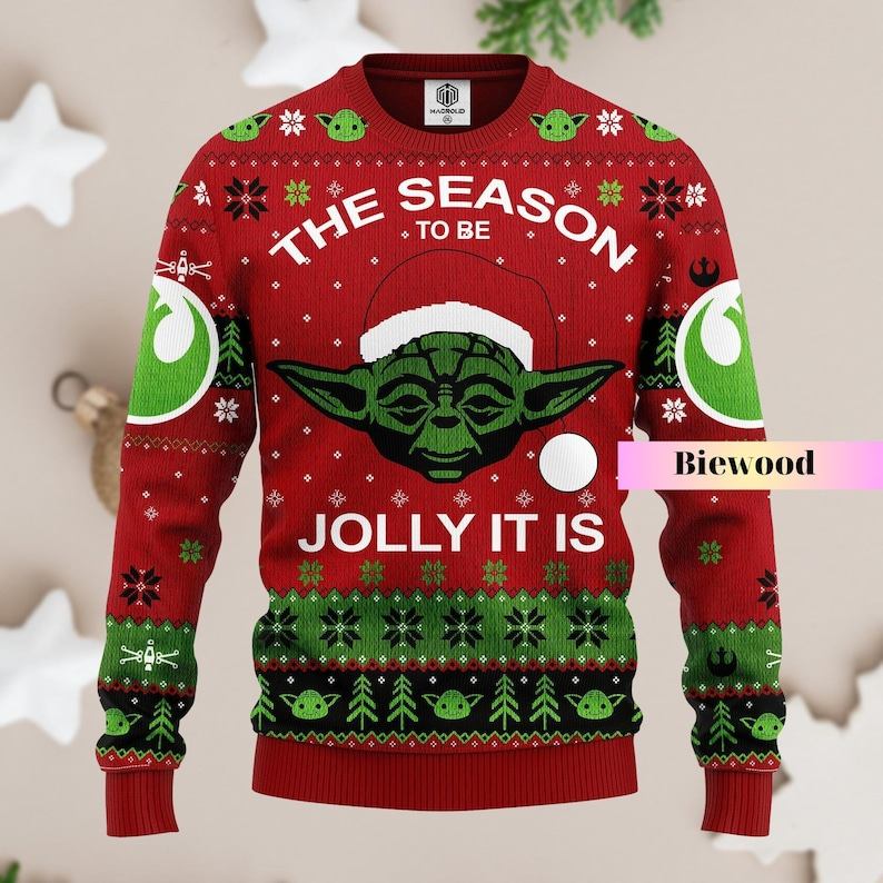 Christmas Baby Yoda Star Wars  Ugly Sweater