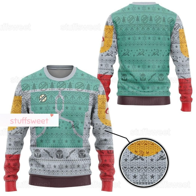 Christmas Boba Fett Star Wars Ugly Christmas Sweater