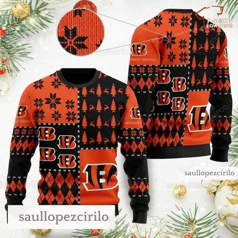 Christmas Cincinnati Ugly Sweater