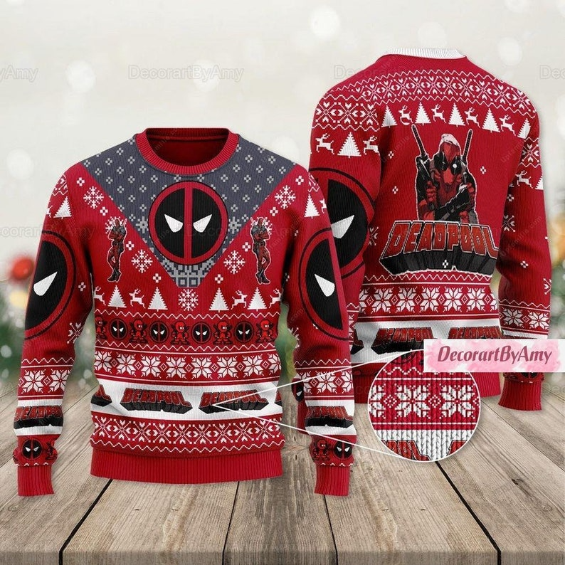 Christmas Deadpool Ugly Sweater