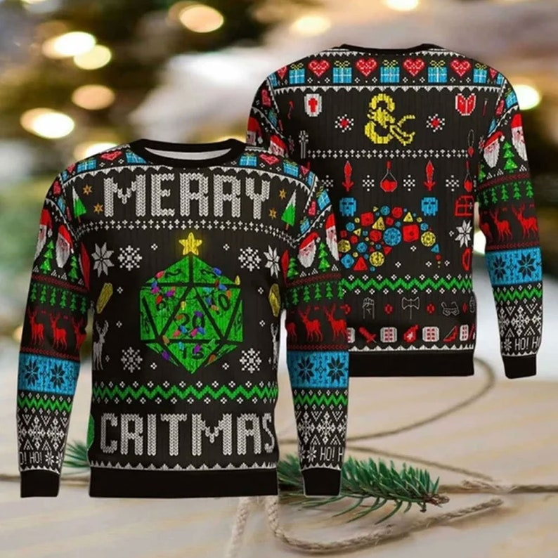 Christmas DnD Ugly Sweater