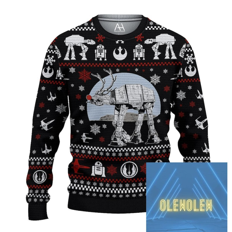 Christmas Gift, Star Wars Ugly Sweater, Star Wars Christmas Sweater