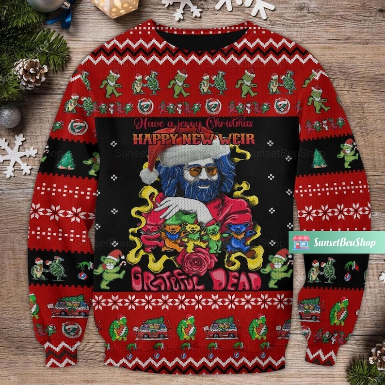 Christmas Gratefull Dead Ugly Sweater