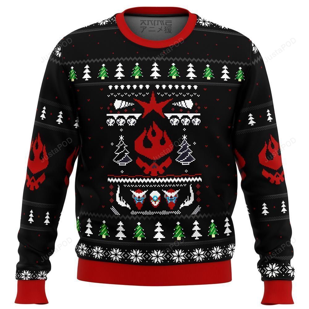 Christmas Gurren Lagann Logo Christmas Ugly Sweater- Best Christmas Gifts 2023