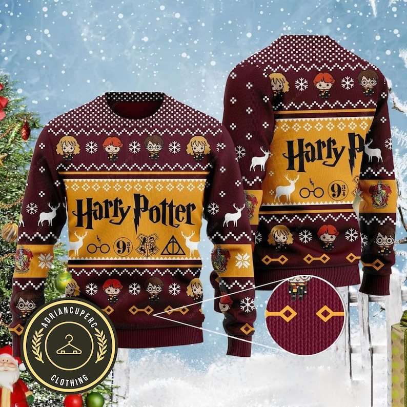 Christmas Harry Potter Ugly Sweater