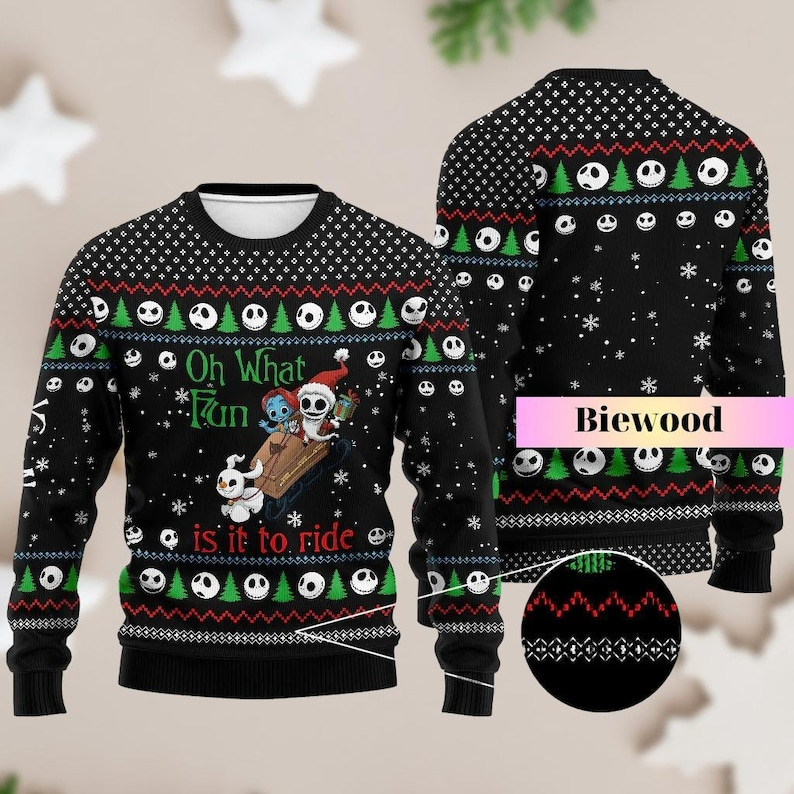 Christmas Jack Skellington Christmas Sweater