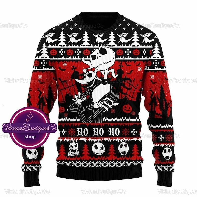 Christmas Jack Skellington Sweater