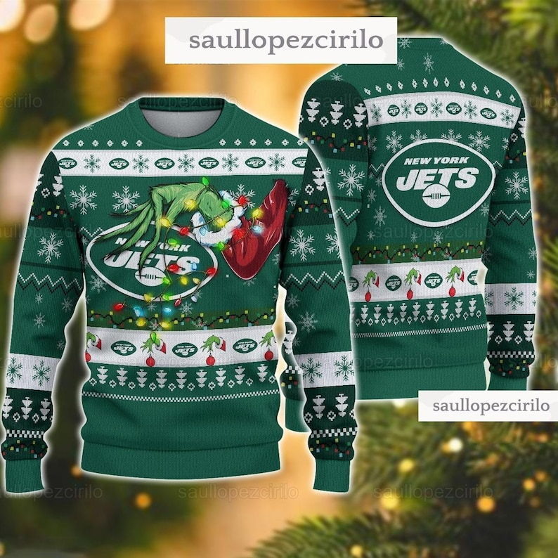 Christmas New York Jets Ugly Sweater