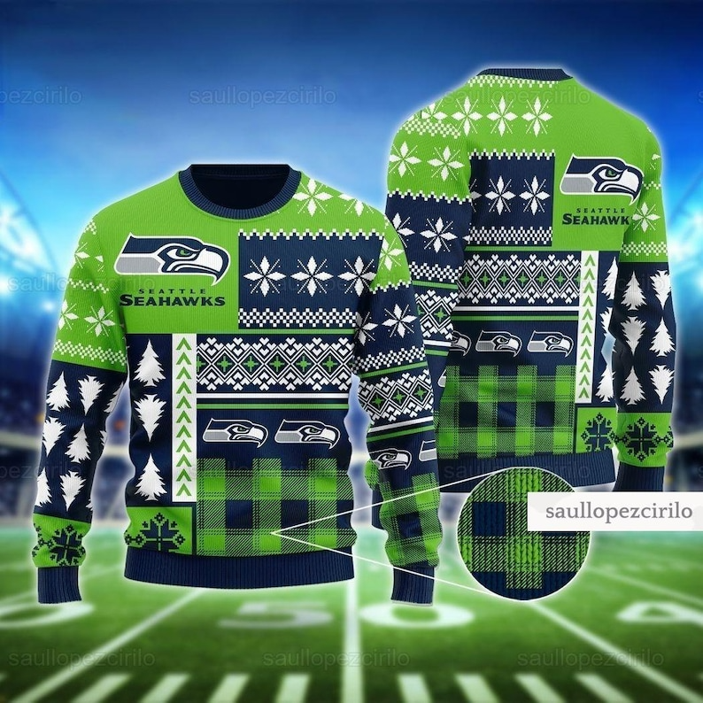 Christmas Seattle Ugly Sweater