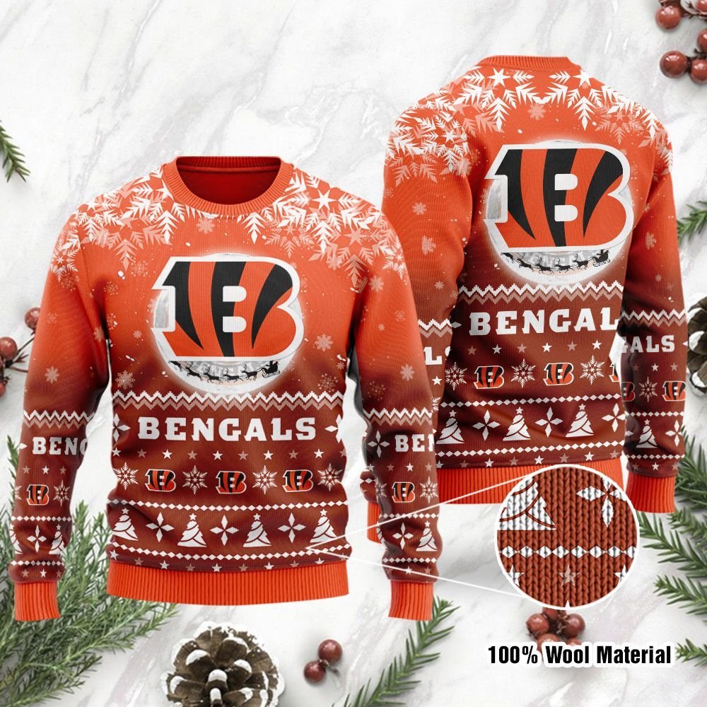 Cincinnati Bengals American Football NFL Christmas Ugly Sweater- Best Christmas Gifts 2023